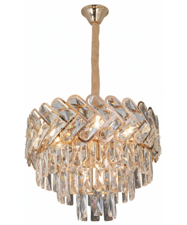 Crystal Chevron Chandelier 400mm