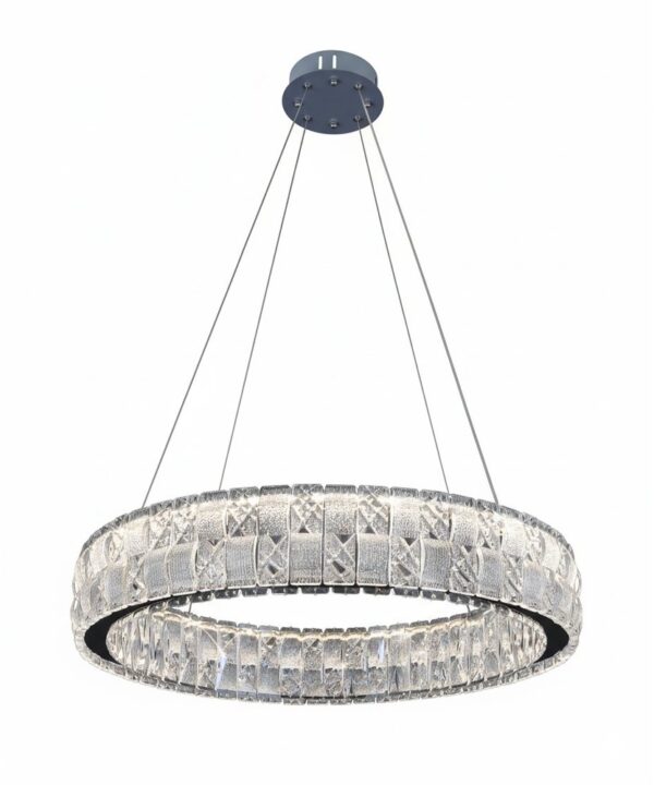 LED Crystal Mosaic Ring Chandelier 400mm
